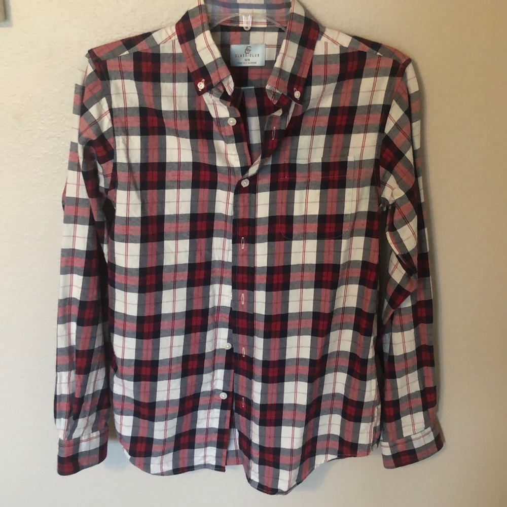 Collared button up, boys large.